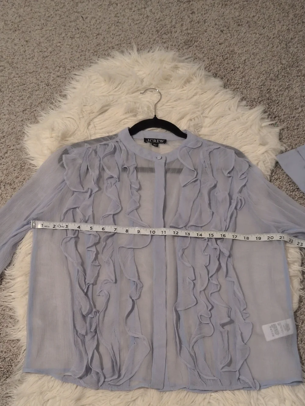 J.Crew Ruffle Front Blouse